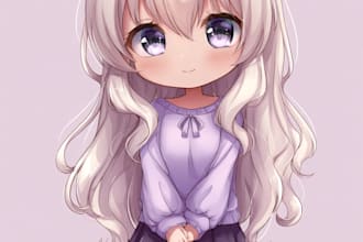 create chibi character with custom outfit