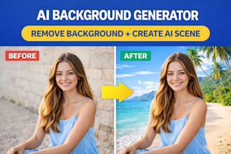 remove photo background and create realistic ai scenes