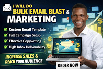 do bulk email blast, cold email outreach, send mass email