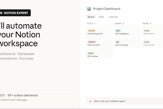 design and automate your custom notion workspace