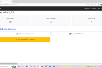 build a django web application with crud functionality