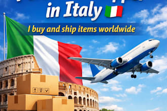 help you in anything you need from italy