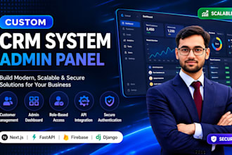 build custom CRM software or admin panel for your business
