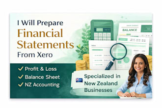 prepare nz financial statements and reports from xero
