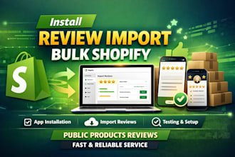 install review import bulk shopify public products app reviews installation test