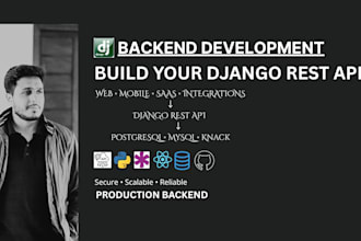 build your django rest API backend