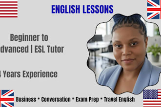 teach you english as a second language from beginner to advanced