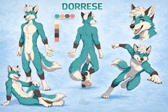do furry reference sheet oc anthro nsfw ref sheet fursona reference sheet
