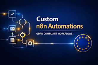 build custom n8n automations, gdpr compliant workflows