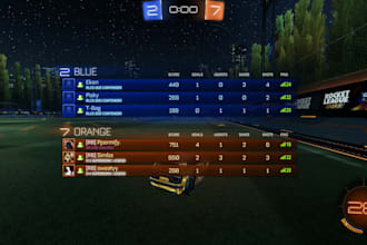 play rocket league with you