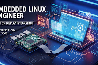 do embedded linux engineering for mipi dsi panel integration on raspberry pi cm4