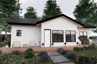 adu floor plans and 3d renders with revit bim