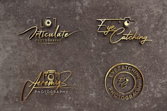 design luxury photography, signature and watermark logo