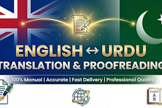 do best english urdu translation for official documents