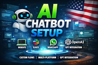 build and integrate a chatgpt chatbot for website and whatsapp