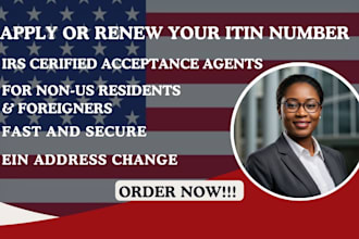 prepare your itin application w7 and irs tax forms professionally