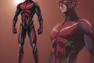 draw a custom anime superhero character in my hero style