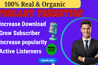 do organic podcast promotion to get massive audience