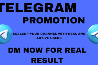 do telegram promotion, telegram channel growth, to get 10k real and active users