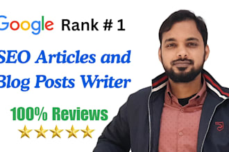 write human SEO blogs and articles