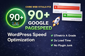 optimize wordpress speed and fix core web vitals scores