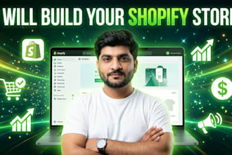 develop shopify store or dropshipping ecommerce store