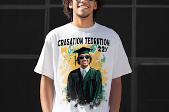 design exceptional graduation t shirt for you