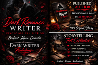 write dark romance or psychological obsession stories