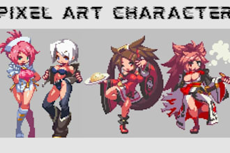 nsfw pixel art animation 8bit character game art sprite sheet pixel animation
