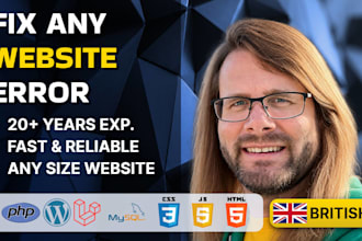 fix bugs and problems on your website