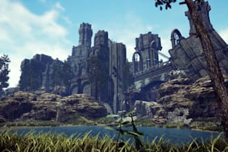 design 3d game environment, game level design in unreal engine, unity or blender