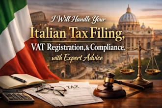handle your italian tax filing vat registration  compliance with expert advice
