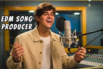 produce powerful edm song as a male artist, edm music producer