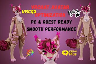 optimize vrchat avatar for better performance and quest compatibility