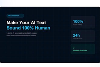 humanize your ai generated content to sound 100 natural