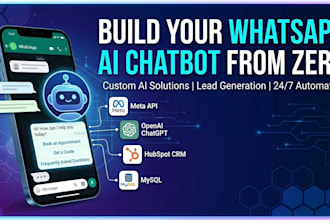 build custom whatsapp chatbot