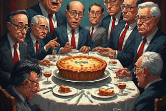 draw a professional and witty editorial political cartoon
