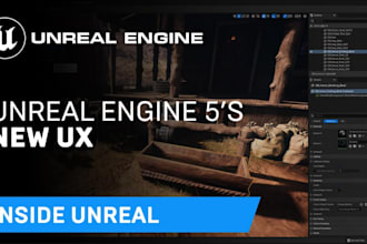 design UI UX design, hud, menus, and animation for unity or unreal engine game