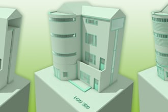 create professional 3d bim models revit or archicad