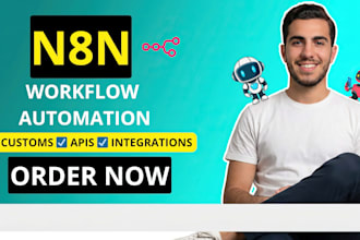 automate your business with n8n ai agents, CRM, API integrations