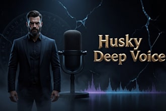 record deep husky male voice over for documentaries