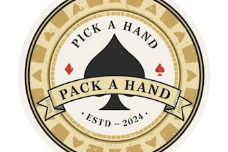 do unique minimalist poker chip or game , poker logo design