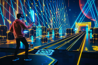 develop VR app or game in oculus quest using unity 3d,ar mr htc vive