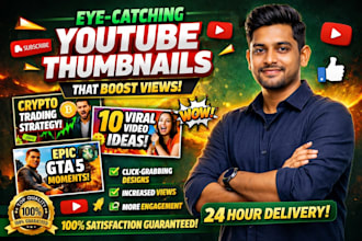 design amazing youtube thumbnail that attract viewers