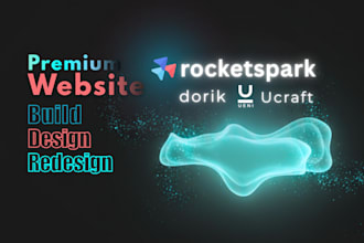 ucraft, ueni, rocketspark, dorik website design redesign landing page SEO expert