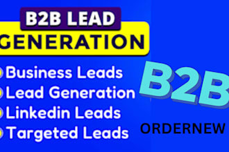 do b2b lead generation linkedin leads email list building business leads gen
