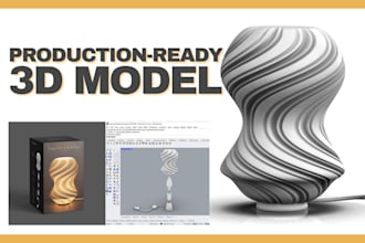 design and 3d model your product for manufacturing