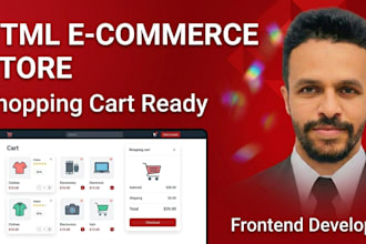 responsive HTML ecommerce shopping cart
