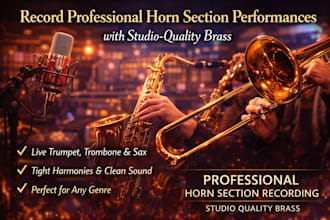 record professional horn section performances