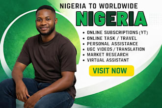 do for you anything within and out of nigeria personal assistance run errand